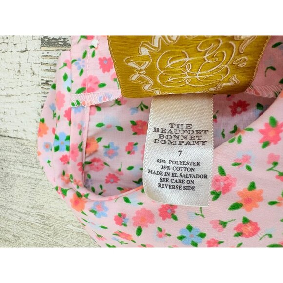 The Beaufort Bonnet Company Dottie Hart Smocked Dress Fall Fest Floral Girls 7 - Picture 6 of 11